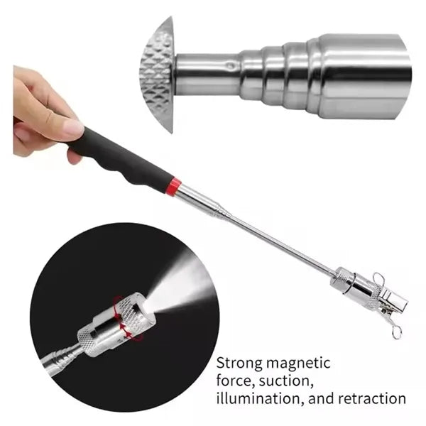 Telescopic Magnetic Pickup Tool with LED Light