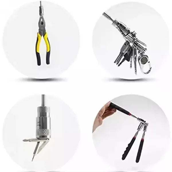 Telescopic Magnetic Pickup Tool with LED Light