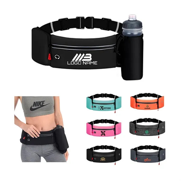 Adjustable Waist Pack for Phone and Bottle