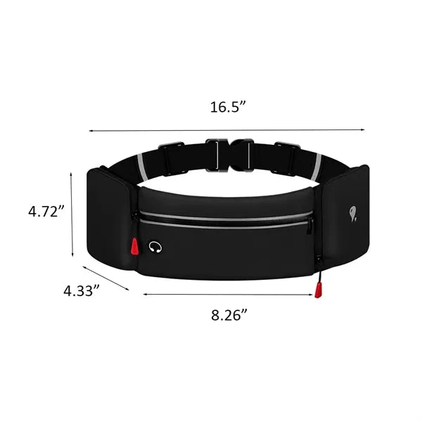 Adjustable Waist Pack for Phone and Bottle