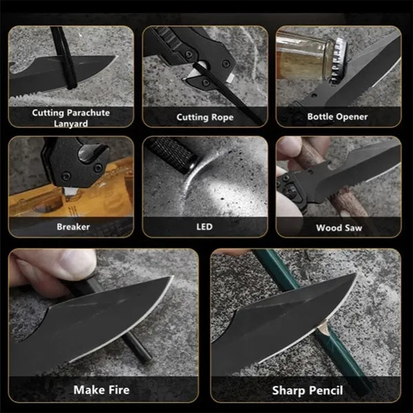 Tactical 6-in-1 Multi-tool Knife