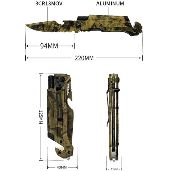 Tactical 6-in-1 Multi-tool Knife