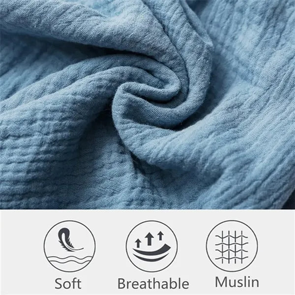 Muslin Cotton Star Baby Security Blanket