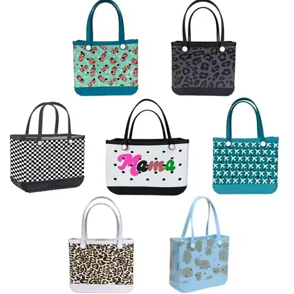 Small EVA Custom Pattern Hole Beach Bag