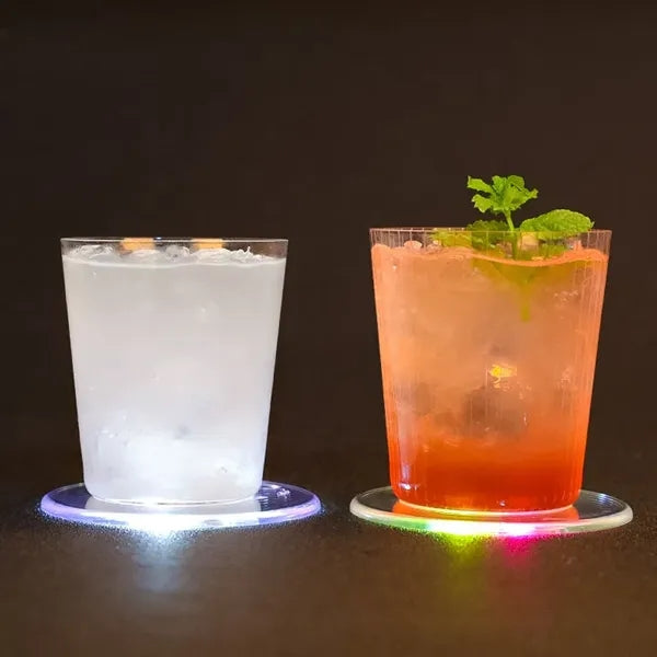 LED Light-Up Coaster for Drinks Liquor Bottle