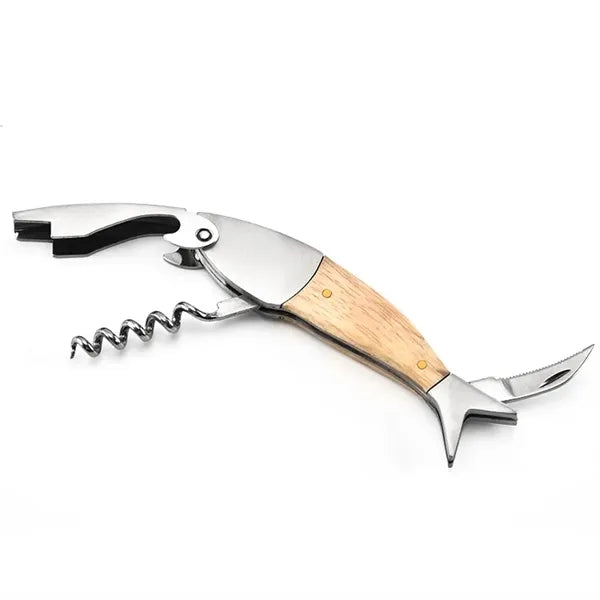 Multifunction Fish Shaped Corkscrew Wine Beer Opener