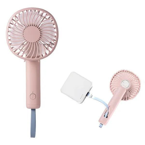 USB Rechargeable Portable Mini Hand Held Fan cable
