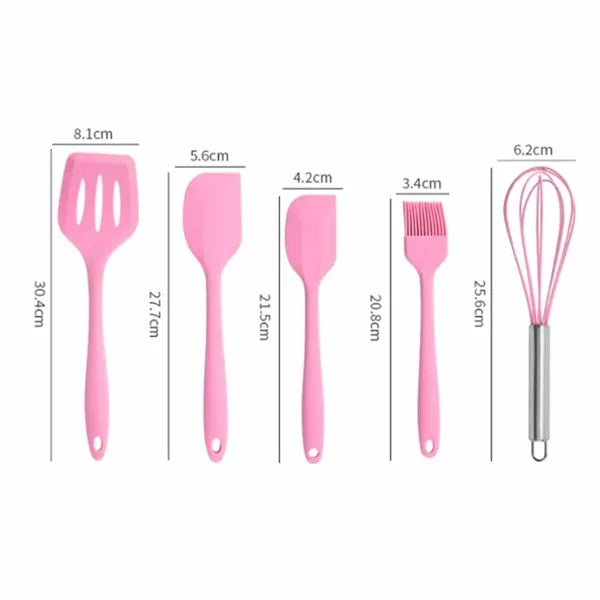 5 Piece Silicone Cooking Set