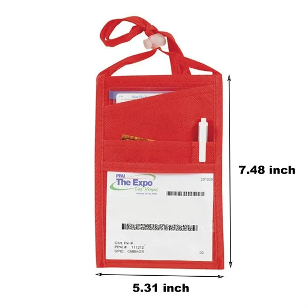 Double Window Badge Pouch