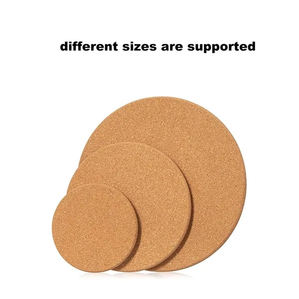 Round Cork Coaster