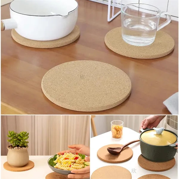 Round Cork Coaster