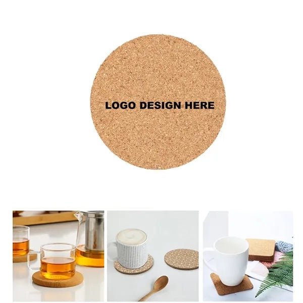 Round Cork Coaster