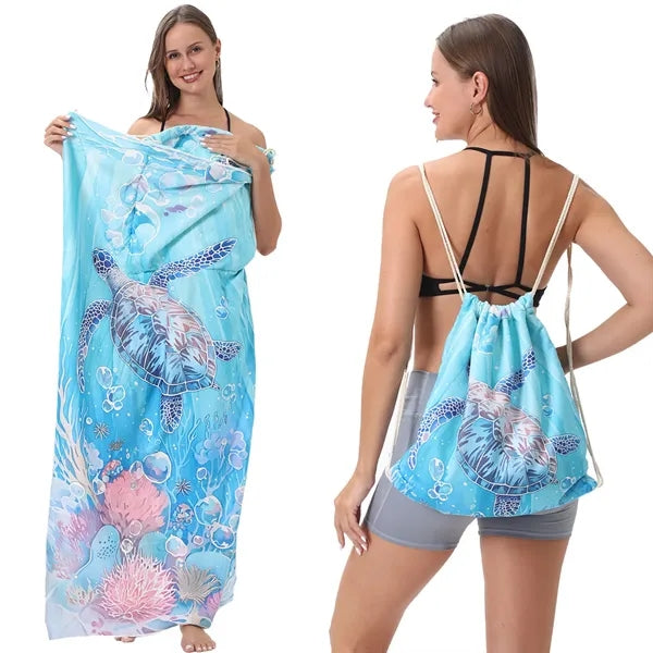 2 in 1 Foldable Beach Towel