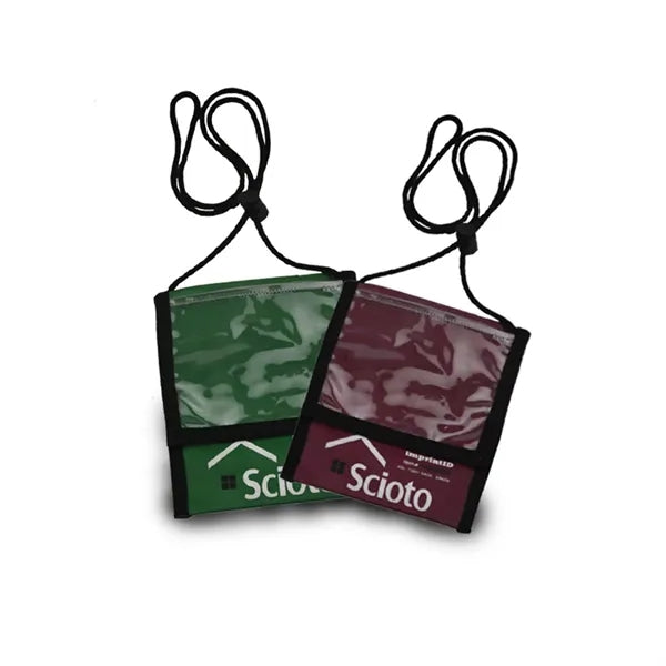 Waterproof Badge Holder with Zipper Pocket