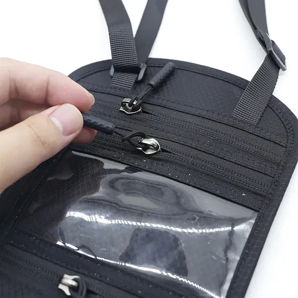 RFID Blocking Neck Wallet