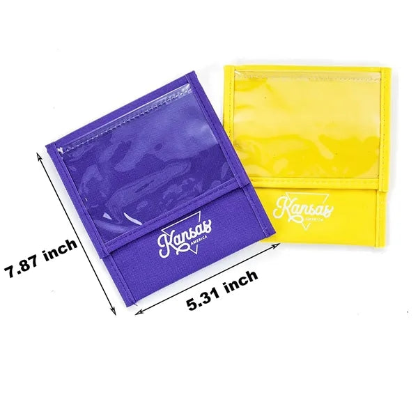 Waterproof Badge Holder with Zipper Pocket