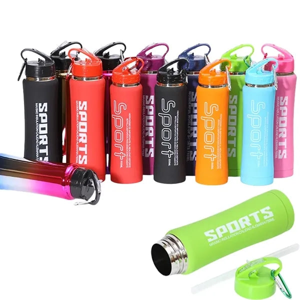 Insulated Stainless Steel Bottle with Carabiner
