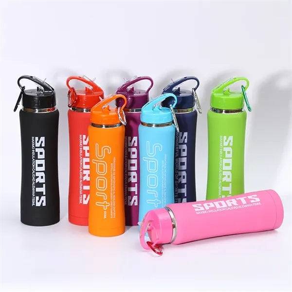 Insulated Stainless Steel Bottle with Carabiner