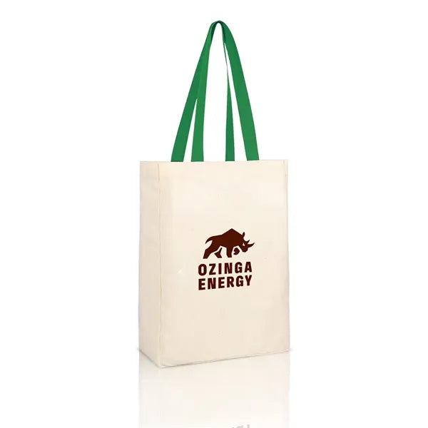Cotton Grocery Tote (10" X 14" X 5")