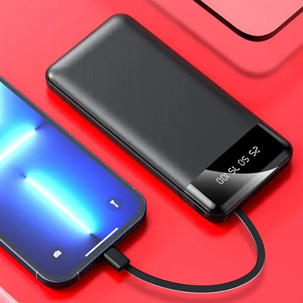 Protable Charger Power Bank W/ Multiple Charging Cables