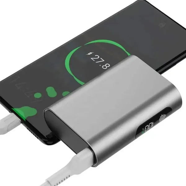 Portable 10,000mAh Power Bank Charger W/ LCD Display
