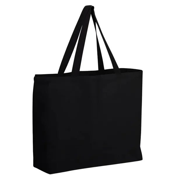Canvas Jumbo Tote with 5" Bottom Gusset