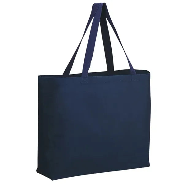 Canvas Jumbo Tote with 5" Bottom Gusset