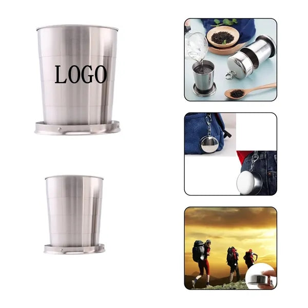 8oz Portable Stainless Steel Cup