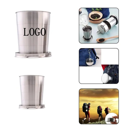 8oz Portable Stainless Steel Cup
