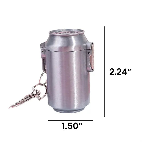 Portable Mini Coke Can Ashtray Keychain