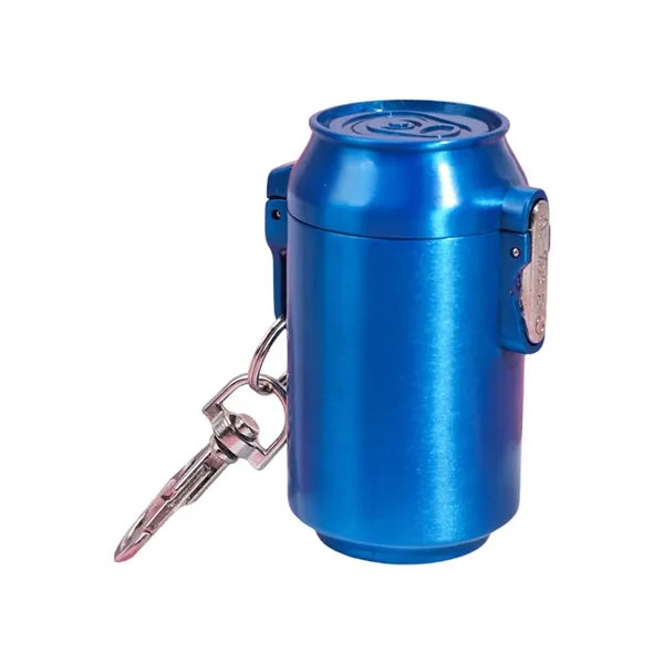 Portable Mini Coke Can Ashtray Keychain