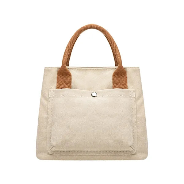 Full Color Stylish Canvas Tote Women's Cotton Handbag
