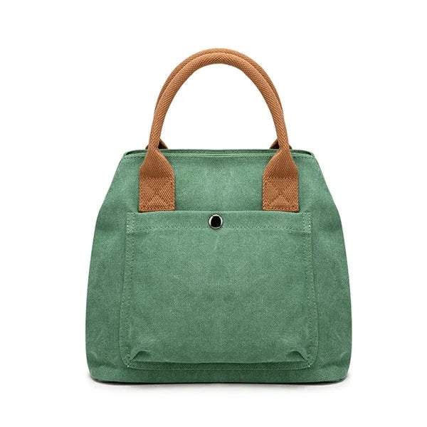 Full Color Stylish Canvas Tote Women's Cotton Handbag