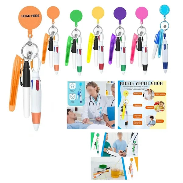 Portable Fat Pocket Press Pen Set