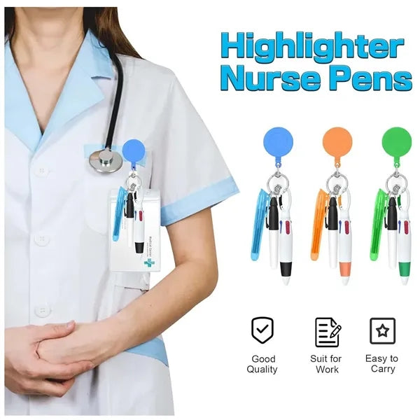 Portable Fat Pocket Press Pen Set