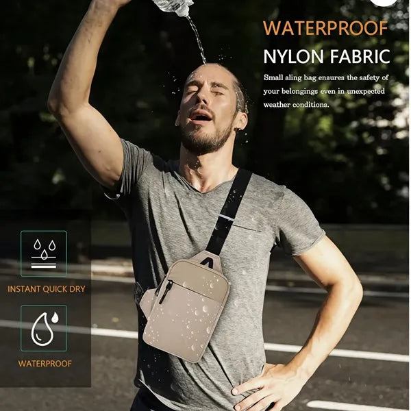 Travel Sling Bag Waterproof Lightweight Crossbody for Men Wo
