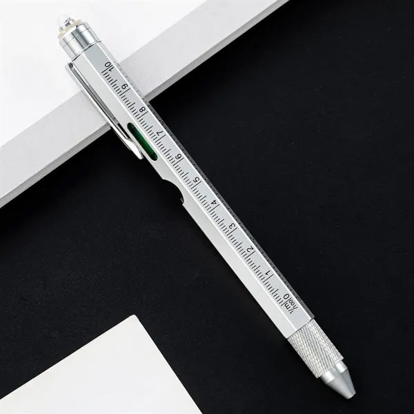 9 in 1 Metal Multi Tool LED Light Touch Ballpoint Pen