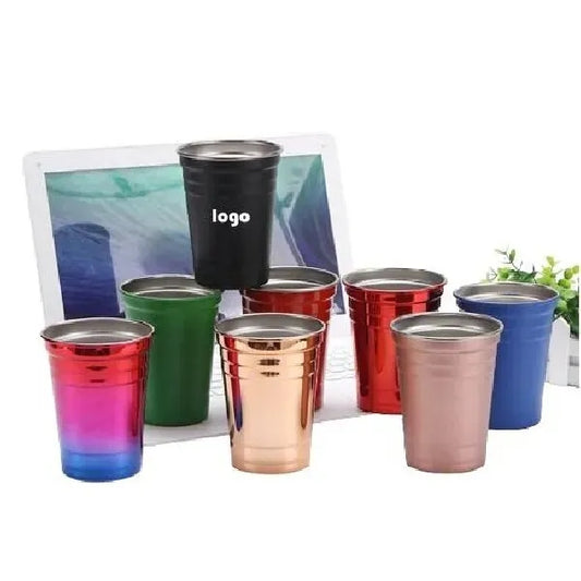 Single layer 304 stainless steel cup