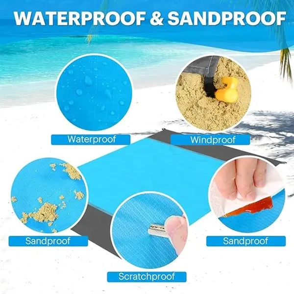 Folding Beach Waterproof Outdoor Pocket Blanket