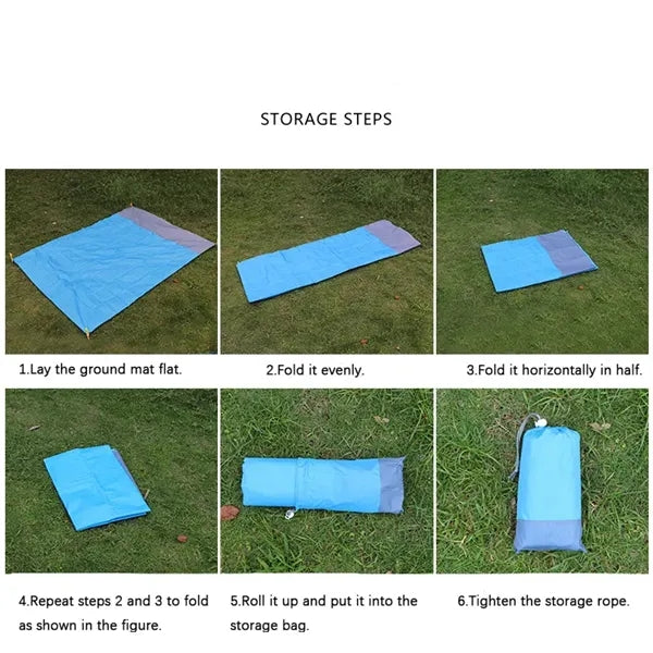 Folding Beach Waterproof Outdoor Pocket Blanket