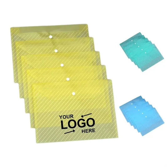 A4 Transparent Snap-button File Folder