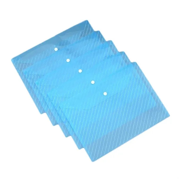 A4 Transparent Snap-button File Folder