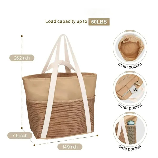 Mesh Beach Tote Bag
