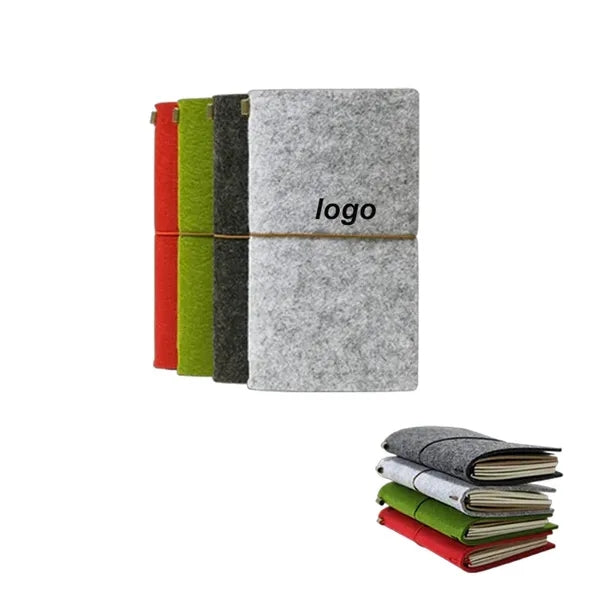 Eco-Friendly Felt Travel Journal