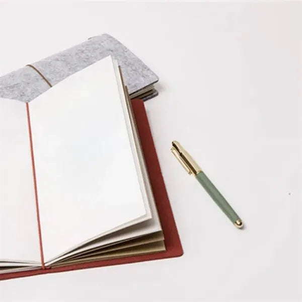 Eco-Friendly Felt Travel Journal