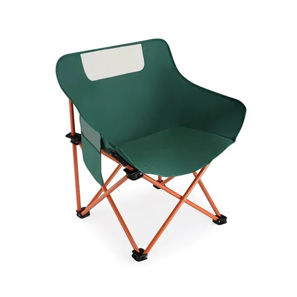 Portable Folding Camping Chair with Padded Backrest