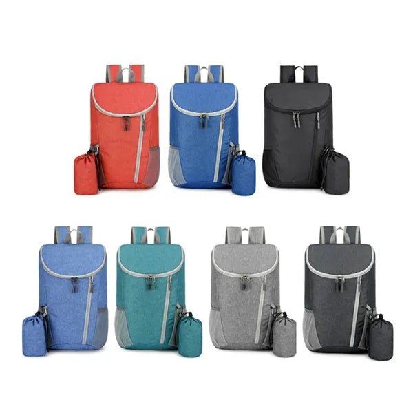 Travel Foldable Backpack W/ Storage Pouch