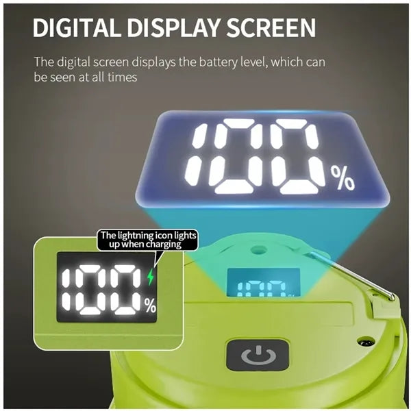 Camping Lantern Foldable Hanging Outdoor Tent Light