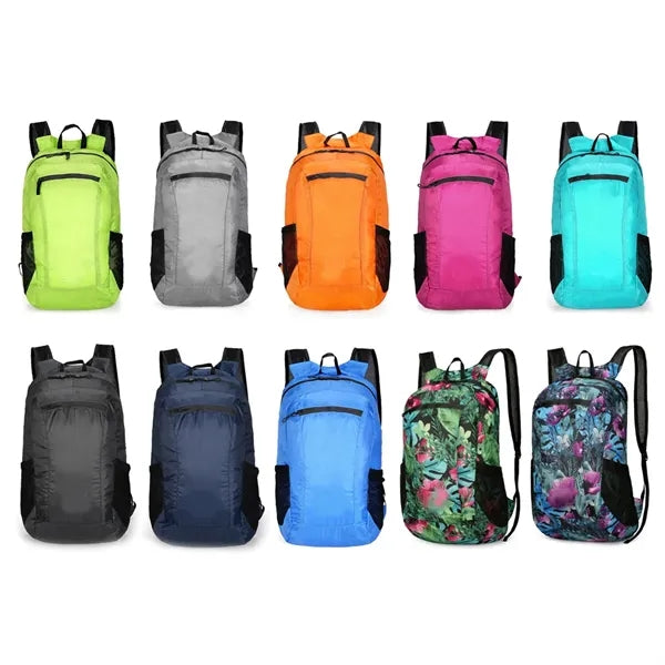 Water Resistant Lightweight Foldable Backpack Travel Outdoor