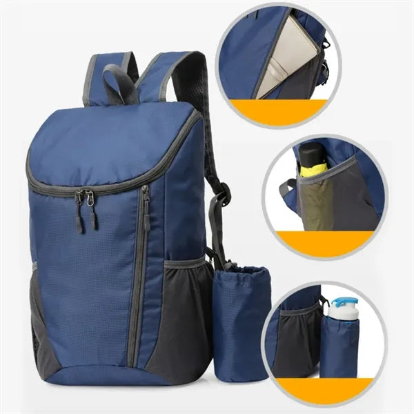 Travel Foldable Backpack W/ Storage Pouch